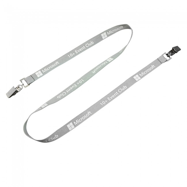 Round Special Event Lanyard with Two Clips 2140-580X