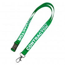 Pre-Printed Contractor Lanyards (15mm)