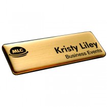 Promotional name badges
