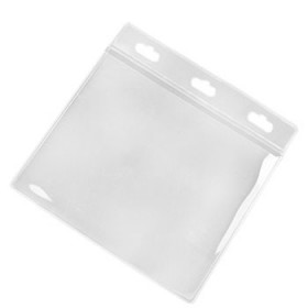 4"x 3" Landscape Clear PVC ID Card Holder